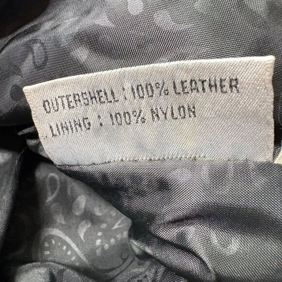 VTG G-III Global Identity Coat Women's Large Black Leather Trench Matrix‎ Gothic - Picture 5 of 15